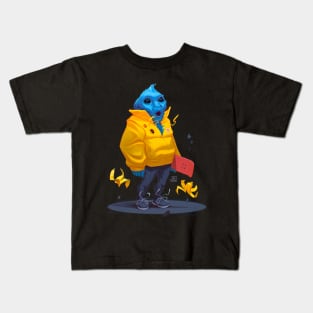 Ready to abduction - blue Kids T-Shirt